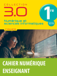 Numériques et sciences informatiques 1re (Cahier)